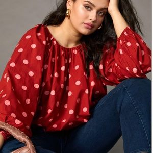 Anthropologie Maeve Bubble Blouse